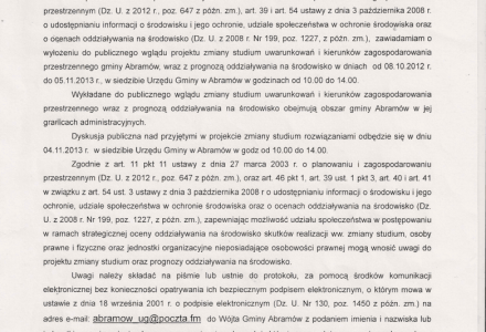 Obwieszczenie Wójta Gminy