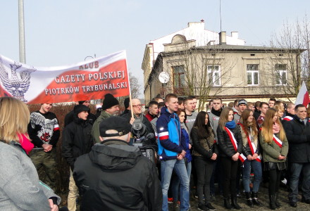 1 marca- Święto Żołnierzy Wyklętych. Piotrków Trybunalski