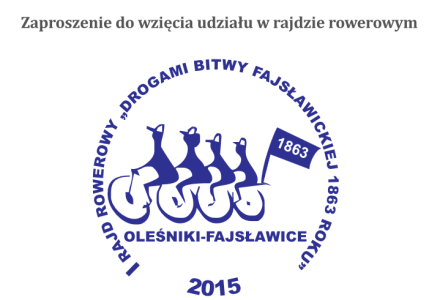 Zaproszenie do wzięcia udziału w rajdzie rowerowym… Zaproszenie do wzięcia udziału w rajdzie rowerowym…